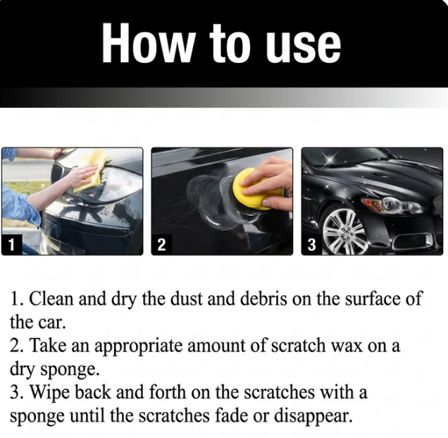 Car Scratch Removal Wax Pack of 2