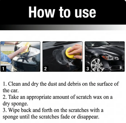 Car Scratch Removal Wax Pack of 2